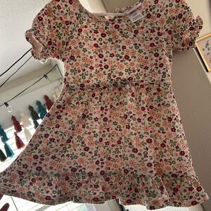 Little Lass floral dress 24 almost new